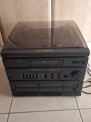 Ηχοσύστημα Hitachi hi fi stereo μοντέλο MD 02 μεταχειρισμένο, χωρίς πρίζα