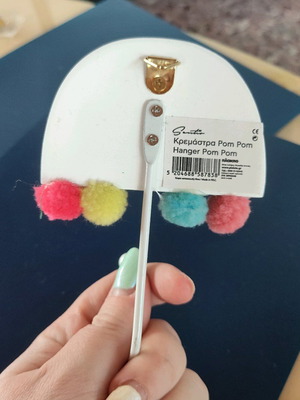 Rainbow wall hook like new
