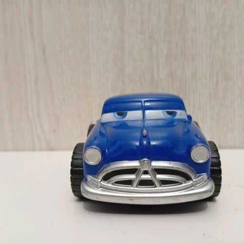 Walt Disney Pixar Cars Mc Queen Lightning McQueen blue Doc Hudson toy car used with pull-back