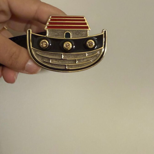 Braccialini women's belt used, collectible 'Ark' design size small