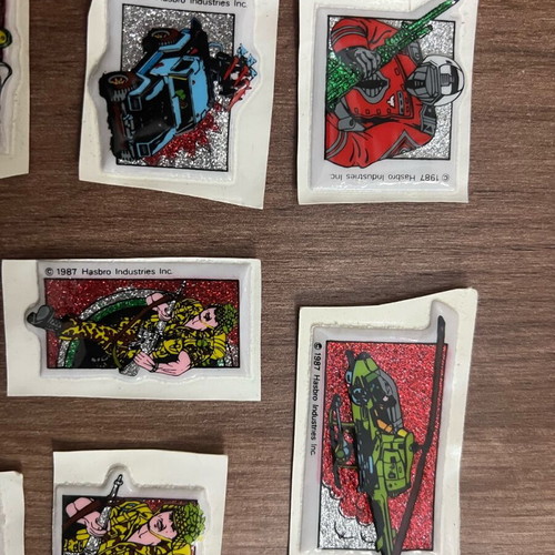 GIJOE stickers like new, rare pack