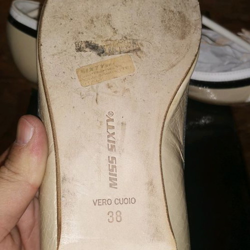 Miss Sixty women's ballerina shoes used, size 38, beige