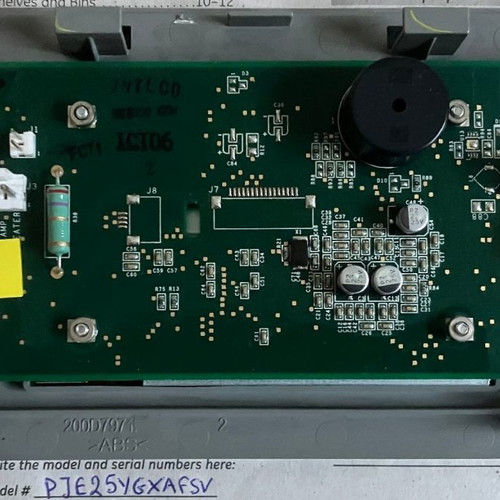 Dispenser Control LCD Panel WR55X10970 used for General Electric refrigerator