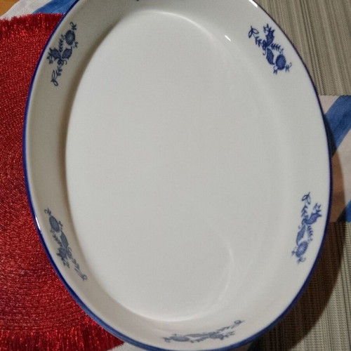Alexander serving platter with flowers, new
