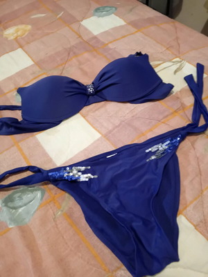 Blue swimsuit size S like new