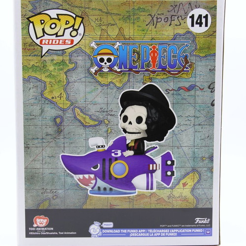 Funko Pop! Rides One Piece Brook with Shark Submerge new, NYCC 2025 Exclusive #141