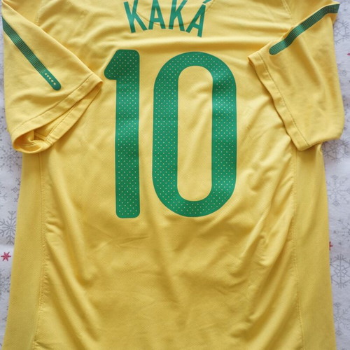 Brazil Jersey Kaka #10 used, authentic 2010-11 size M