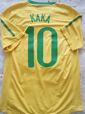 Brazil Jersey Kaka #10 used, authentic 2010-11 size M