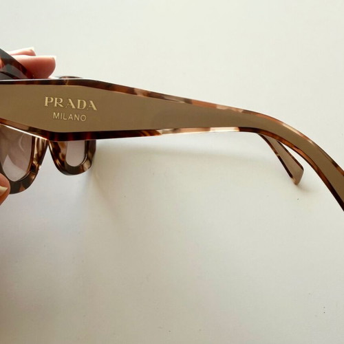 Prada women's sunglasses like new, tortoise acetate frame
