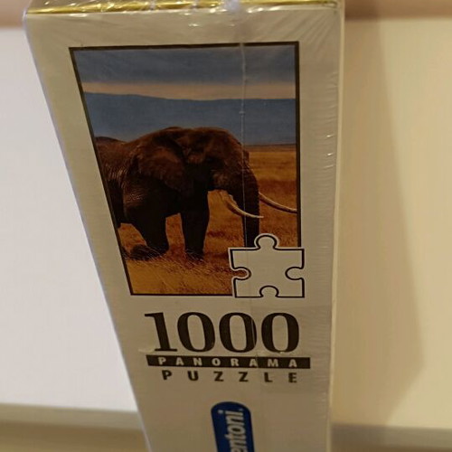 Clementoni Panorama Elephant Puzzle new, 1000 pieces
