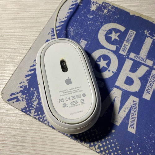 Apple USB mouse used, wired