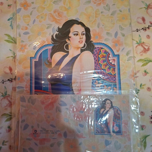 Vintage letters from the 1990s, new, set of 3 envelopes and 6 pages