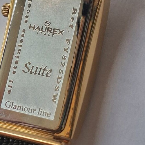 Haurex Clamour women's watch like new, gold and black