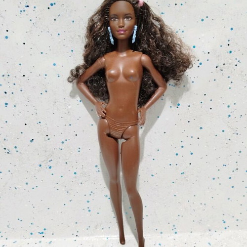 Barbie Fashionistas Fancy Flowers nude used with flaws
