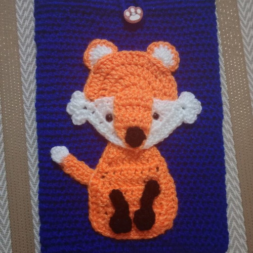 Handmade knitted book cover new