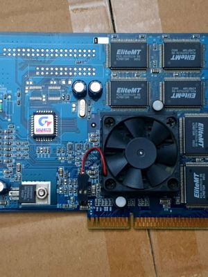 3Dfx Voodoo Banshee Gigabyte μεταχειρισμένη λειτουργική κάρτα γραφικών