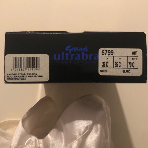 Gossard strapless ultrabra 6799 UK32C/EU 70C/FR85C