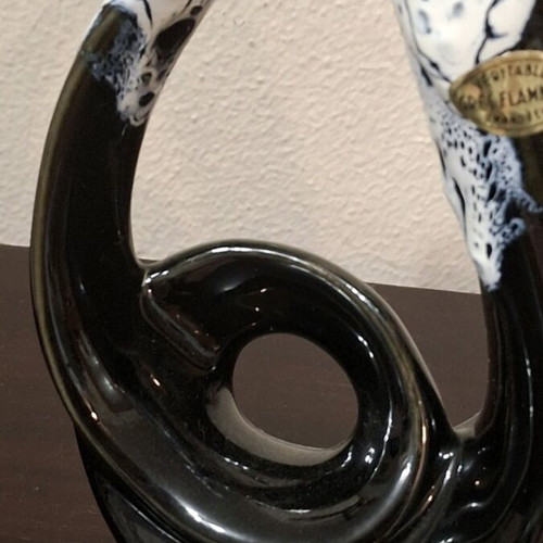 Vintage ceramic vase style Vallauris 28cm like new