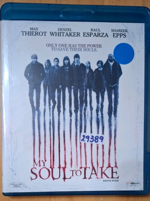 My Soul to Take Blu-ray used with Greek subtitles, thriller horror