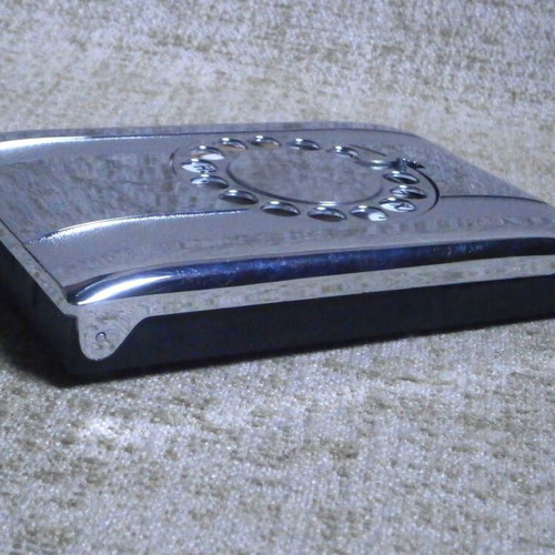 Telephone Index New Chrome Vintage
