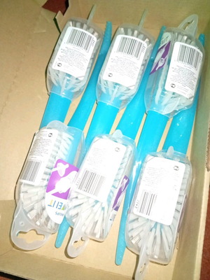 Philips bottle cleaning brush new, set of 6 pieces