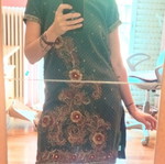 HANDMADE SILK DRESS