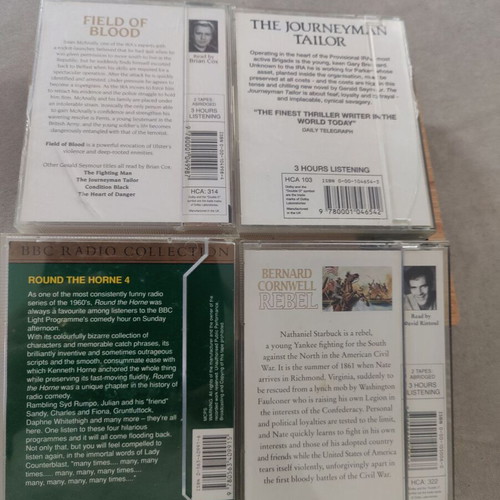 English audio book set of 4 cassettes like new