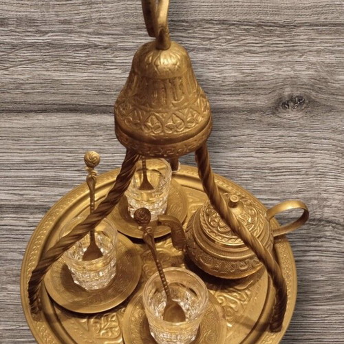 Ottoman style tea serving set like new, Istanbul