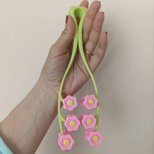 Facial massager new, flower-type roller for V-shaped face tightening