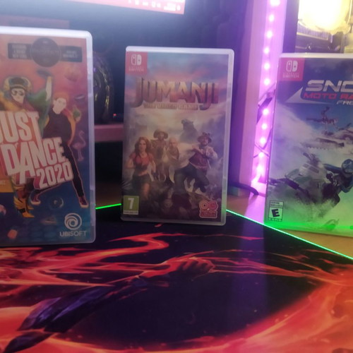 Nintendo Switch games used Jumanji and Snow Moto Racing Freedom