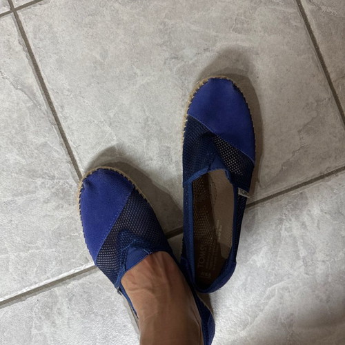 Toms blue mesh shoes size 37 used
