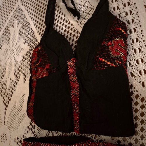 Handmade women's skirt and top set new