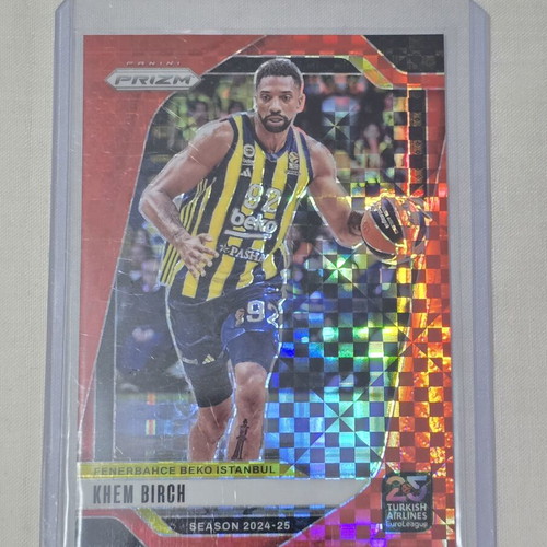 Khem Birch Red Prizm EuroLeague 2024-2025 card like new
