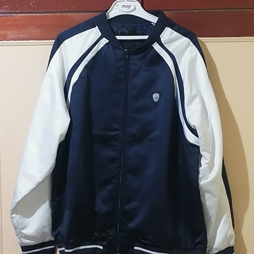 Pierre Cardin fall jacket like new, size XXL, white and blue