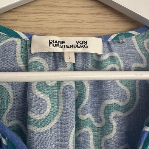 Φόρεμα Drogo Maxi από Diane Von Furstenberg σαν καινούργιο, μπλε και πράσινο