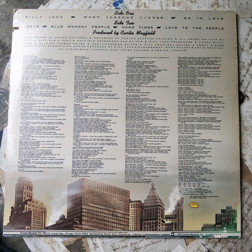 Curtis Mayfield There's No Place Like America Today LP used, R&B / Soul