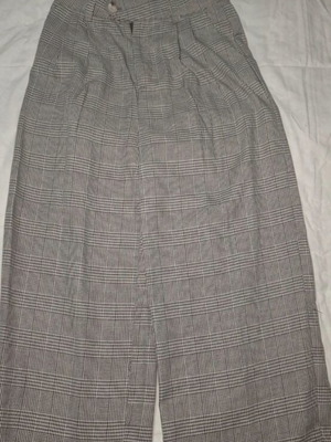 Shein Checked Pants like new, size S 36 8, black and grey