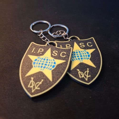 I.P.S.C. Practical Shooting Keychain new
