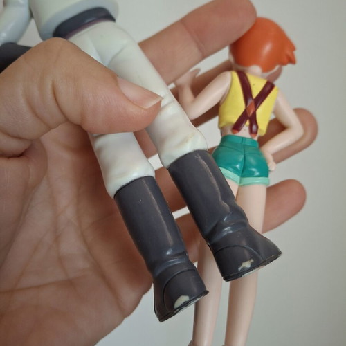 Pokemon Pocket Monsters Team Rocket Musashi James & Misty Figures used 1998 TOMY AULDEY