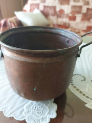 Copper small pot used from 50 years ago