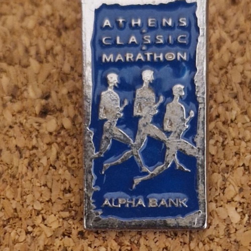 Pin like new Athens Classic Marathon Alpha Bank