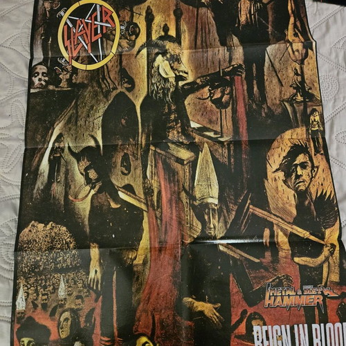 Slayer Opeth collectible poster like new