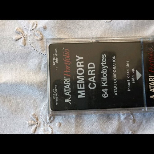 Atari Portfolio memory expansion card 64 kilobytes like new