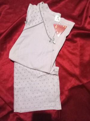 Women's set blouse and 3/4 leggings new, 100 percent cotton, pink