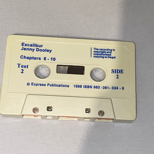 Excalibur rare children's cassette new, Expres Publications