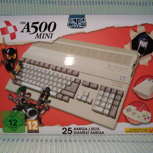 A500 Mini console new, sealed, excellent condition