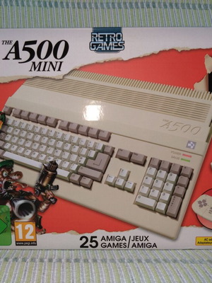 A500 Mini console new, sealed, excellent condition