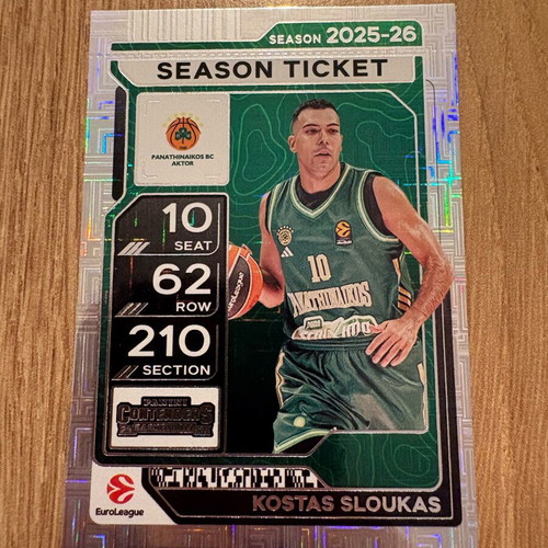 Kostas Sloukas 2025-26 Panini Contenders EuroLeague Season Ticket new #27
