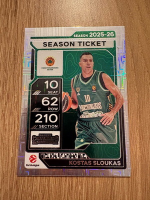 Kostas Sloukas 2025-26 Panini Contenders EuroLeague Season Ticket new #27