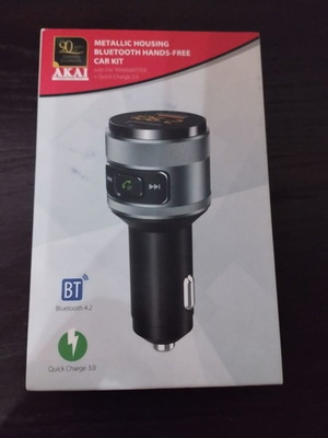 FM Transmitter Akai FMT-C57BT καινούργιο με Bluetooth και USB
